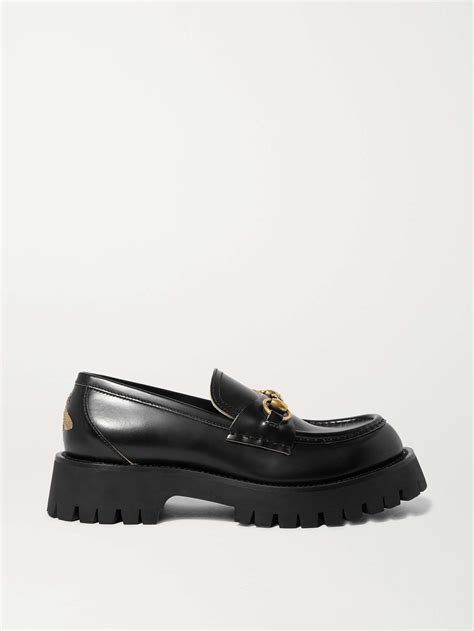 gucci platform wedge loafers|Gucci horsebit platform loafer.